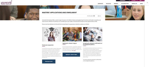 eiffel excellence scholarship application steps with photo