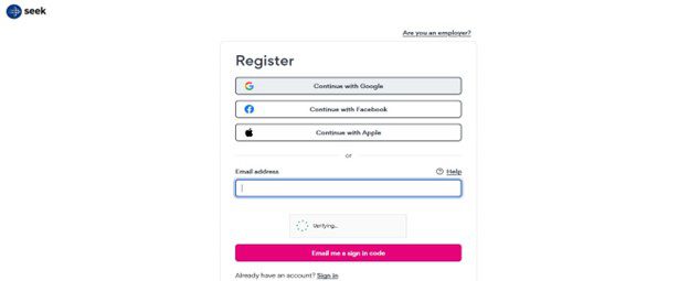 find visa sponsorship jobs in australia using seek application steps