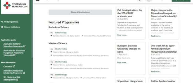 fully funded government scholarship, applying process