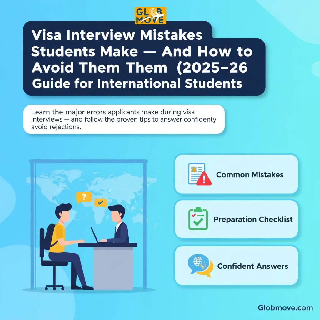 visa interview mistakes students make and how to avoid