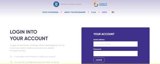 Romanian Government Scholarship 2026 application steps 4