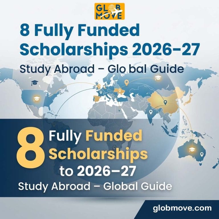 8 Fully Funded Scholarships to Study Abroad in 2026-27 - Globmove