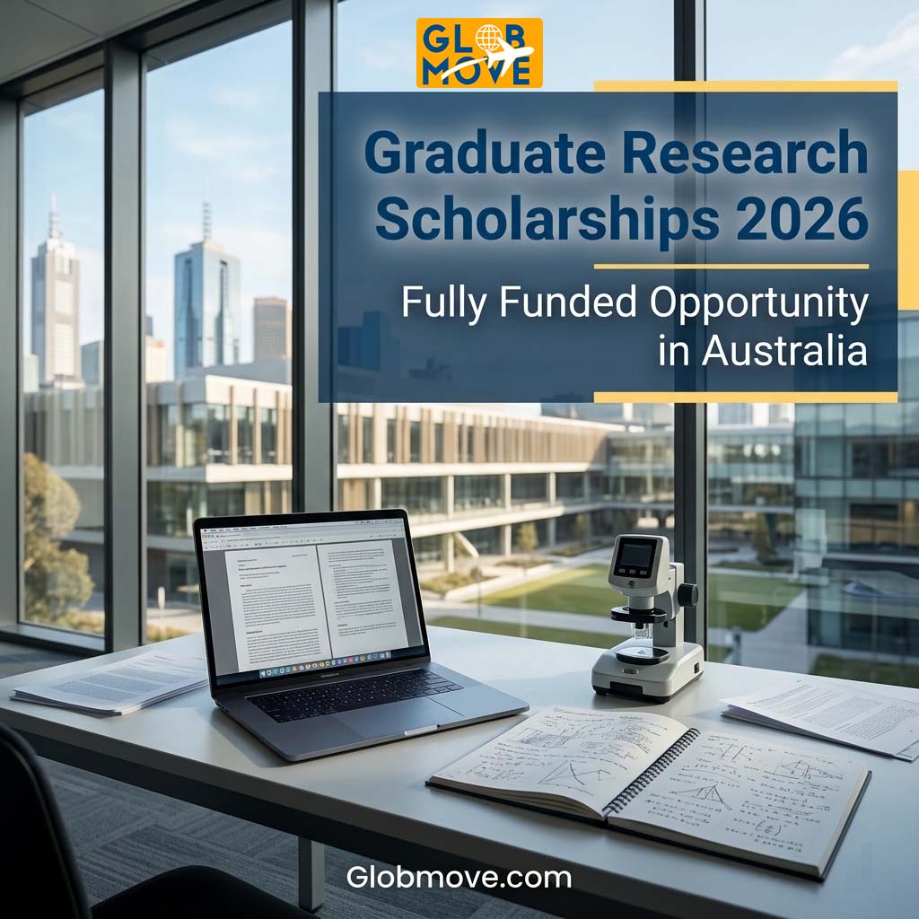 Graduate Research Scholarships in Australia – Fully Funded