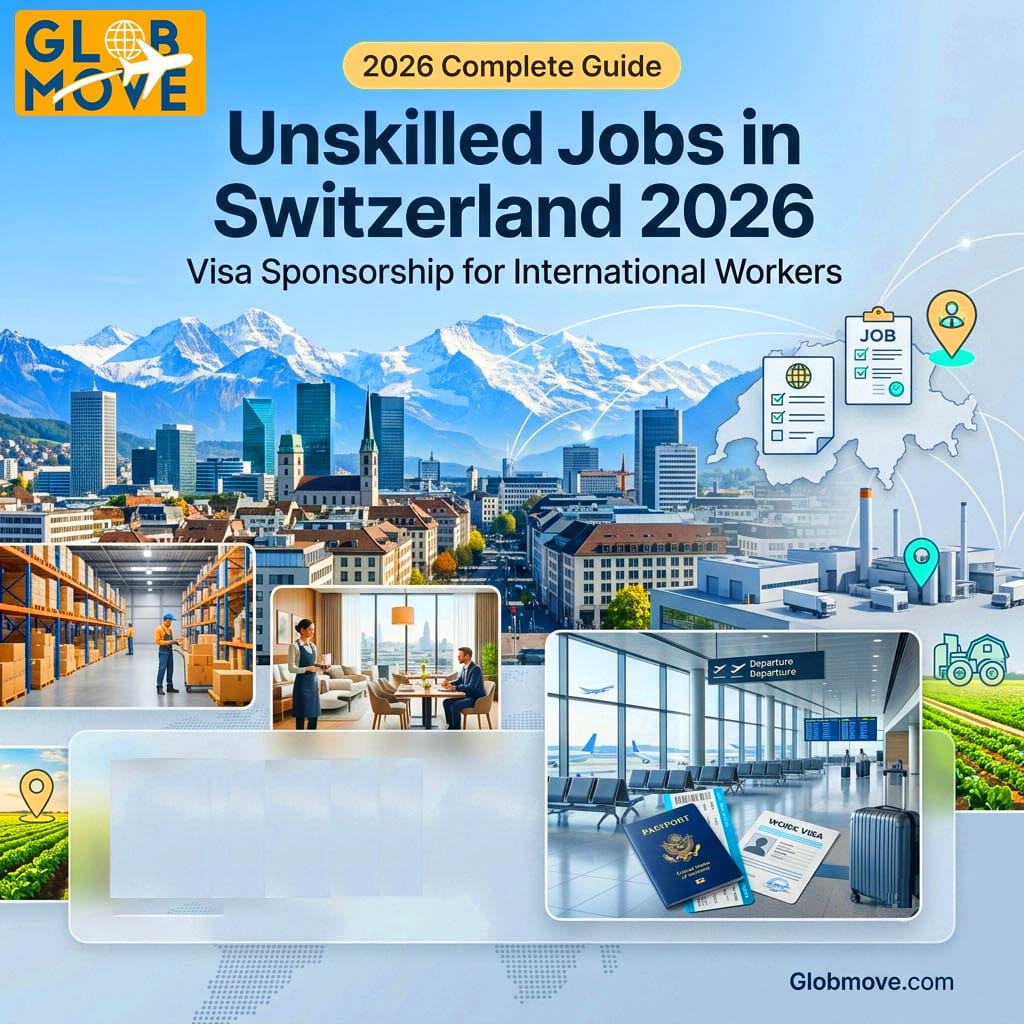 Unskilled Jobs in Switzerland With Visa Sponsorship 2026